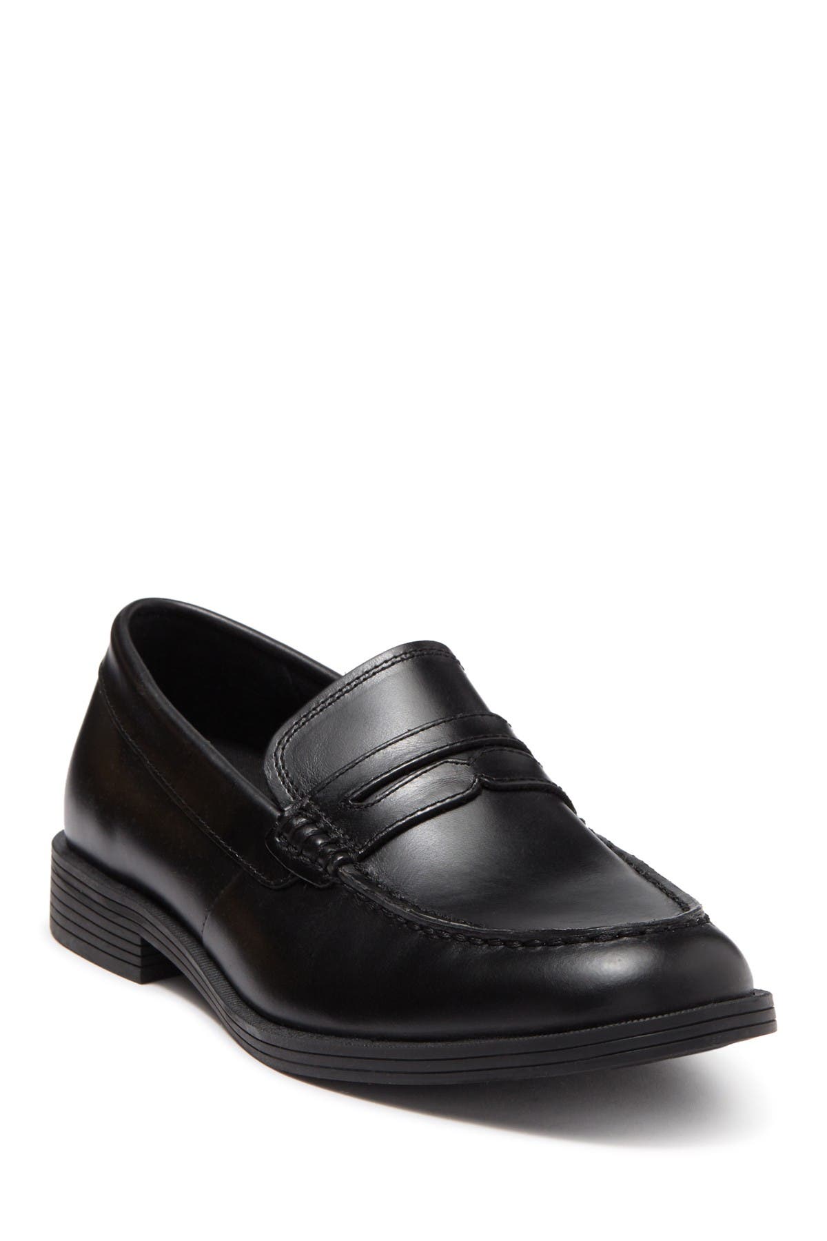 sperry black penny loafers