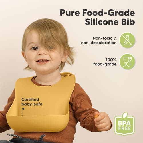 Shop Keababies Prep Silicone Bibs In Harvest