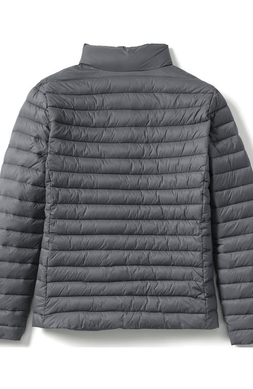 Shop Lands' End School Uniform ' Thermoplume Jacket In Arctic Gray