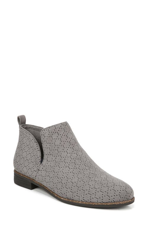 Rate Perforated Bootie in Dark Shadow Perforated Fabric