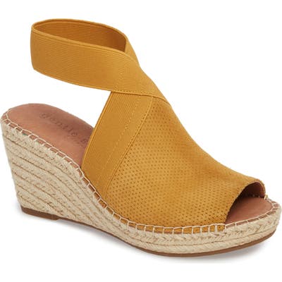 Gentle Souls Signature Colleen Espadrille Wedge- Yellow