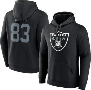 Men's Las Vegas Raiders Nike Black Fashion Color Block Pullover Hoodie