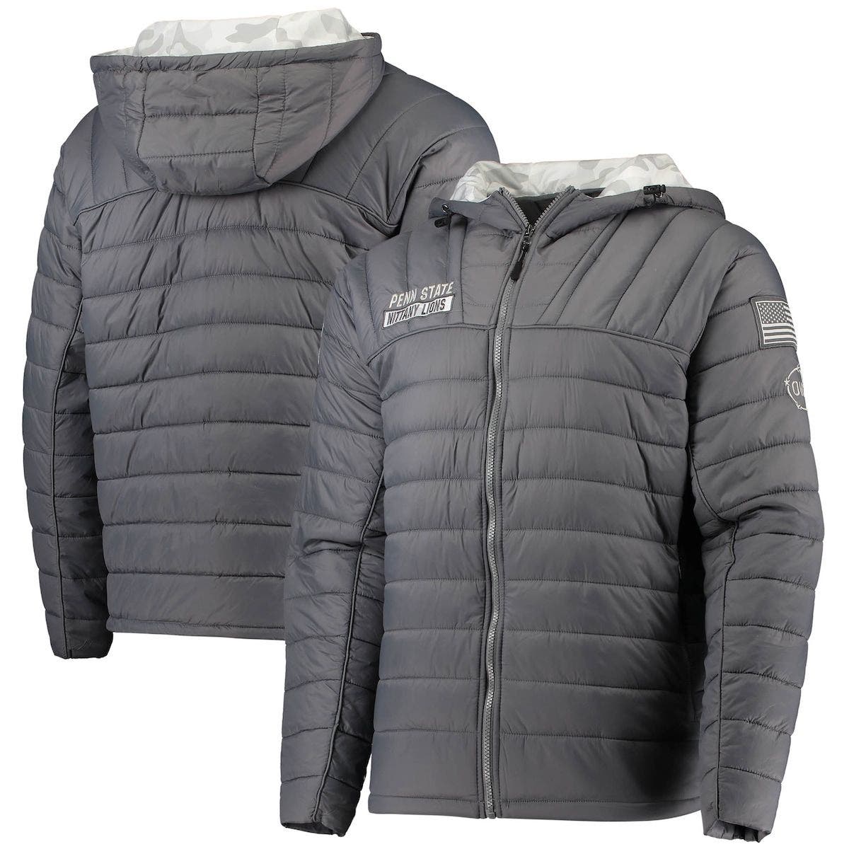 mens grey down coat