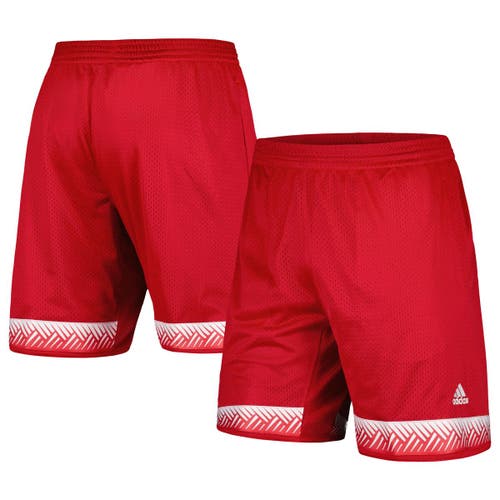 Men's adidas Scarlet Nebraska Huskers Swingman Replica Basketball Shorts