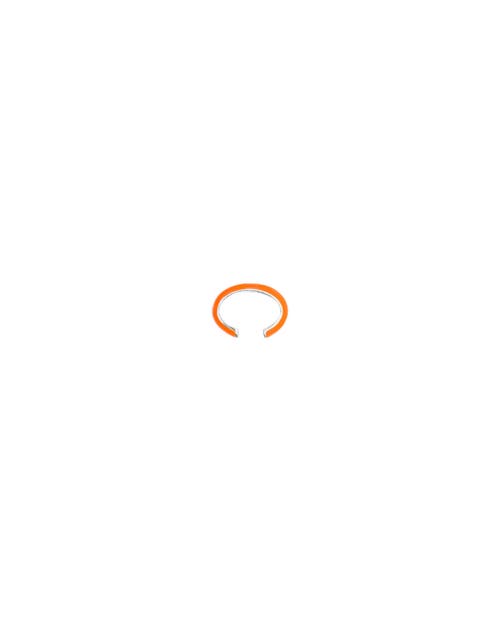 Fry Powers The Enamel Stacking Ear Cuff In Florida Orange