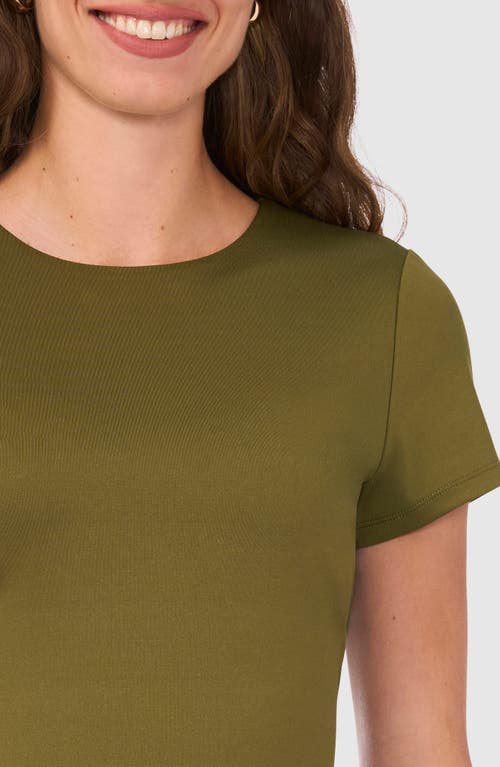 Shop Halogenr Halogen(r) Essential Compression T-shirt In Capulet Olive Green