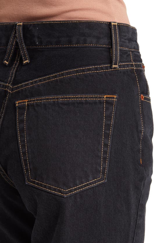 Shop Slvrlake London High Rise Straight Leg Jeans In Night Flight