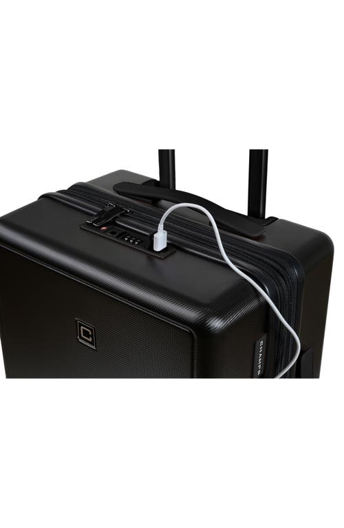 Shop Champs Vintage Muse 3-piece Hardside Spinner Suitcases In Black/black