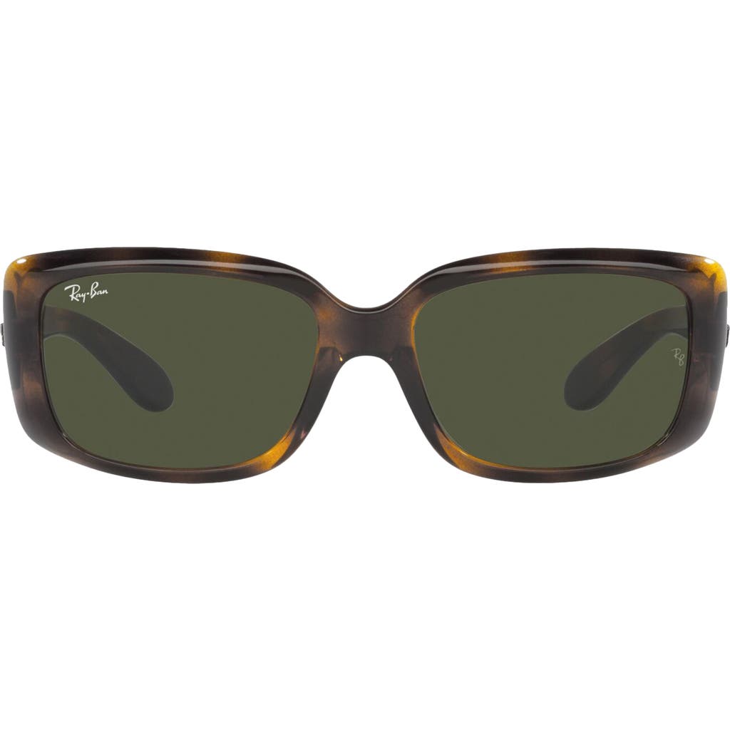 Ray Ban Ray-ban 58mm Rectangle Sunglasses In Green