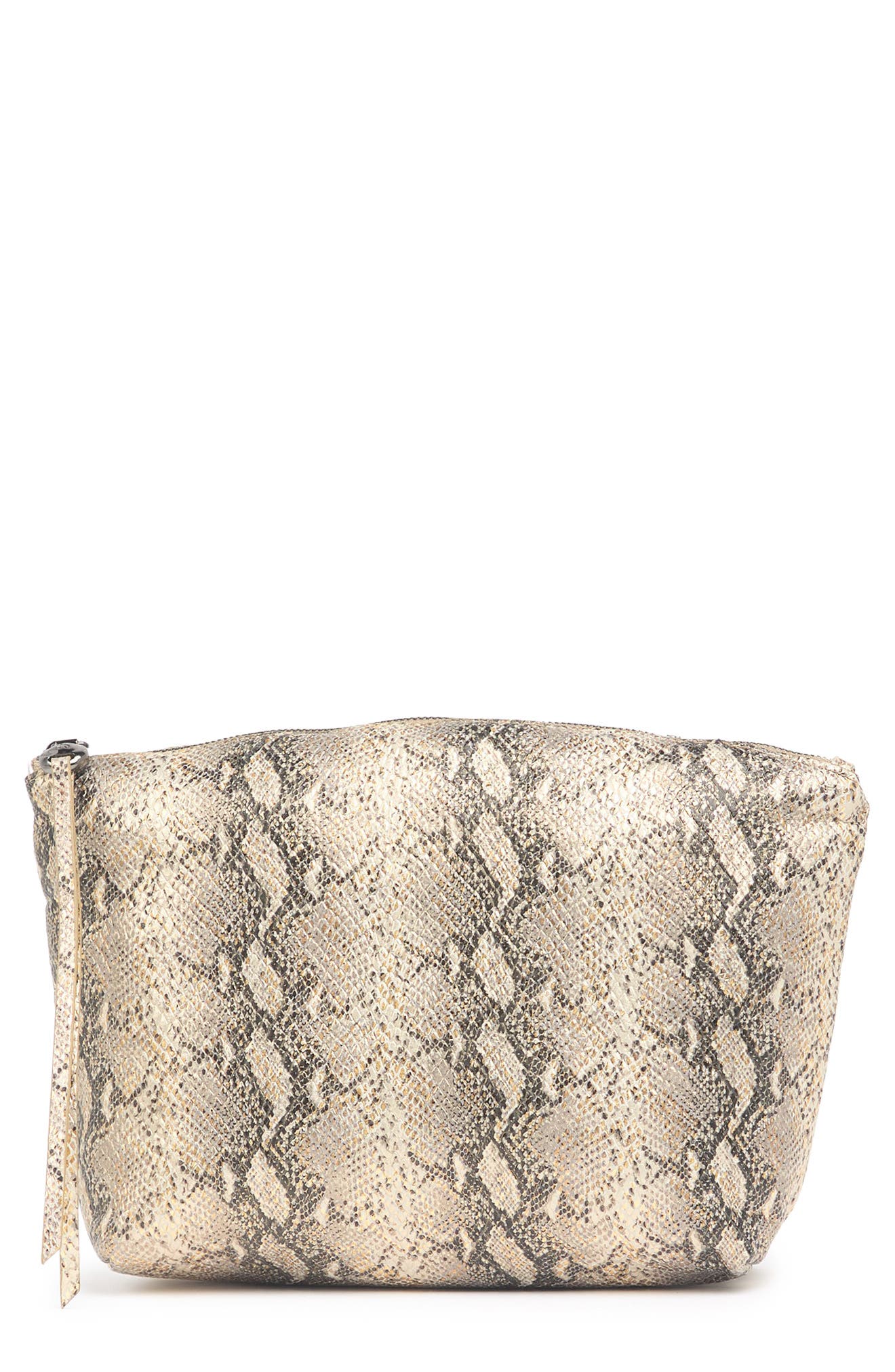 HOBO MN17001 PRUDENCE GLAMOUR SNAKE CLUTCH LEATHER MSRP $178 
