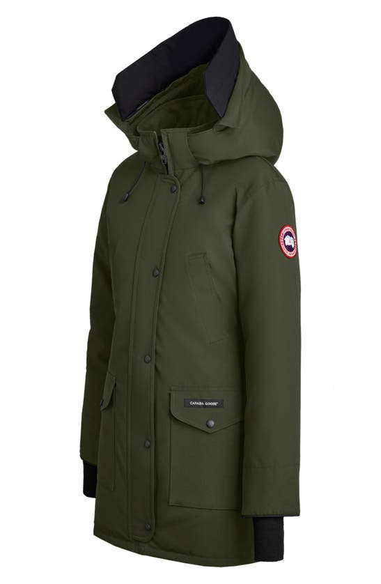 Canada Goose Trillium Hooded Down Parka In Military Green