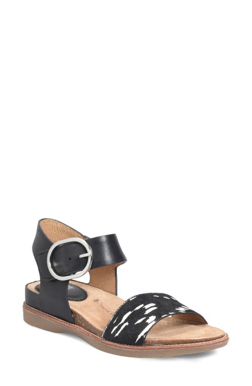 Söfft Bali Sandal in Black/Black-White at Nordstrom, Size 9.5