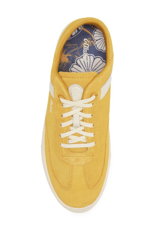 Shop Olukai Haupu Sneaker In Mustard/off White