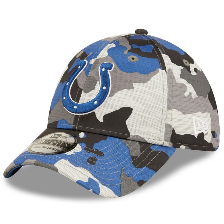 NEW ERA NEW ERA CAMO INDIANAPOLIS COLTS 2022 NFL TRAINING CAMP OFFICIAL 39THIRTY FLEX HAT