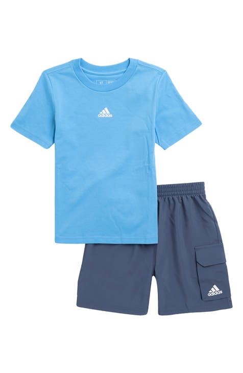 Boys adidas hotsell short set