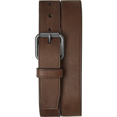 Shinola Mack Leather Belt, Brown