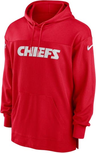 Nike Men's Nike Red Kansas City Chiefs 2023 Sideline Lightweight  Performance Hooded Top