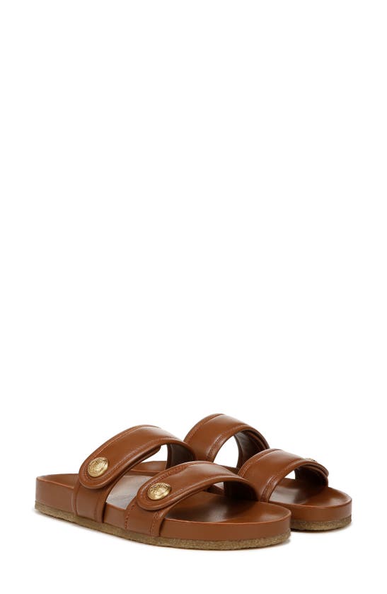 Shop Veronica Beard Percey Slide Sandal In Caramel