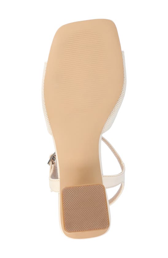 Shop Journee Collection Evylinn Knit Block Heel Sandal In Beige