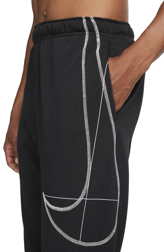 Nike Men's Dri-fit Fleece Tapered Running Pants In Black ModeSens
