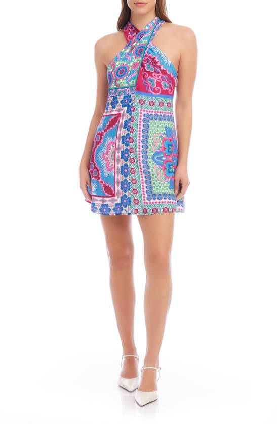 Shop Fifteen Twenty Ivy Mix Print Minidress