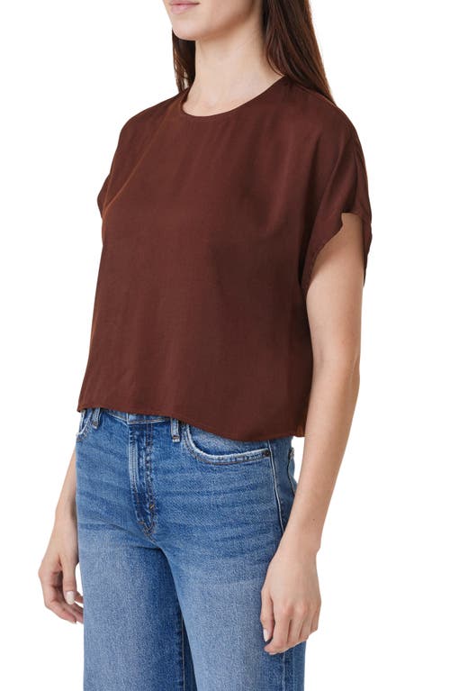 Habitual Doma Dolman Sleeve Crepe Top In Pepperwood