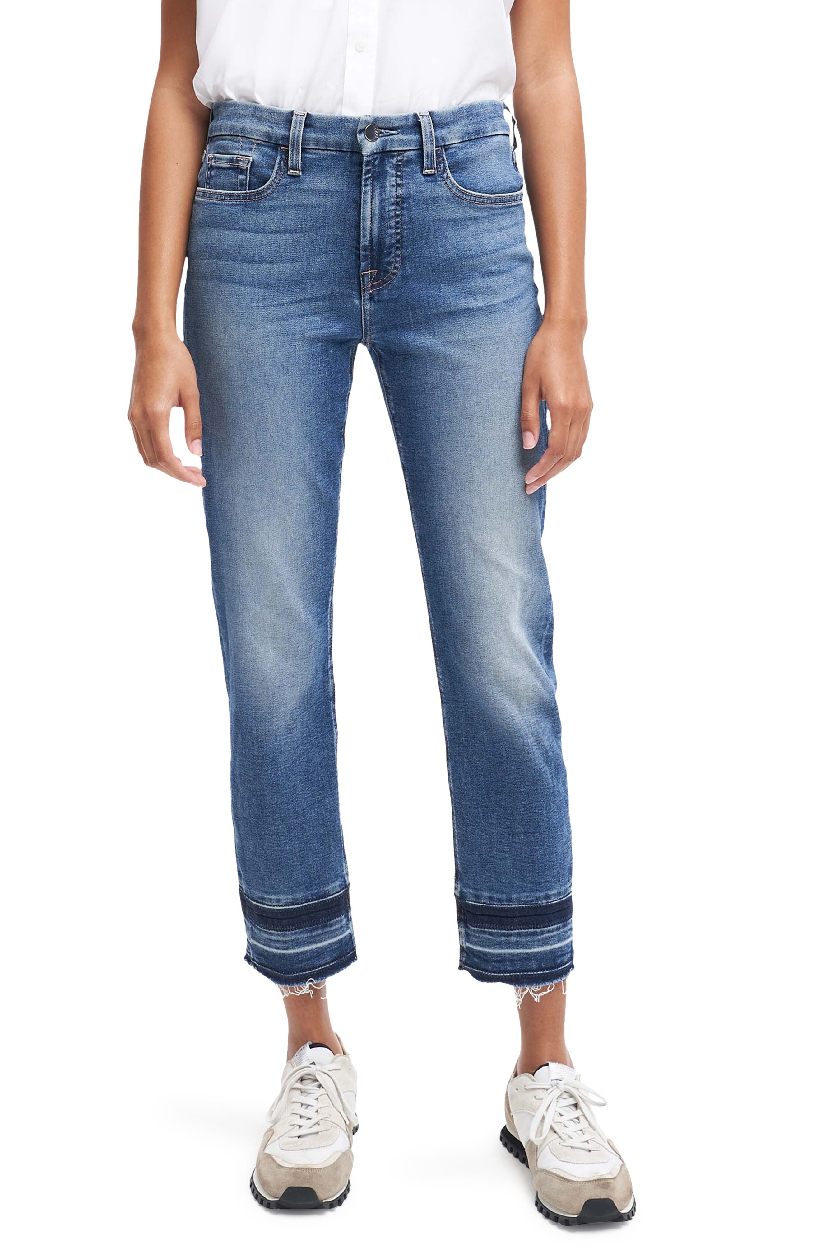 JEN7 by 7 For All Mankind Released Hem 