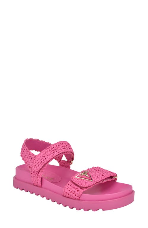 GUESS Fabrica Raffia Sandal at Nordstrom,