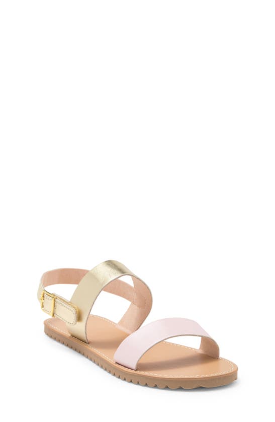 Nordstrom Rack Kids' Bonnie Sandal In Gold Pink Multi