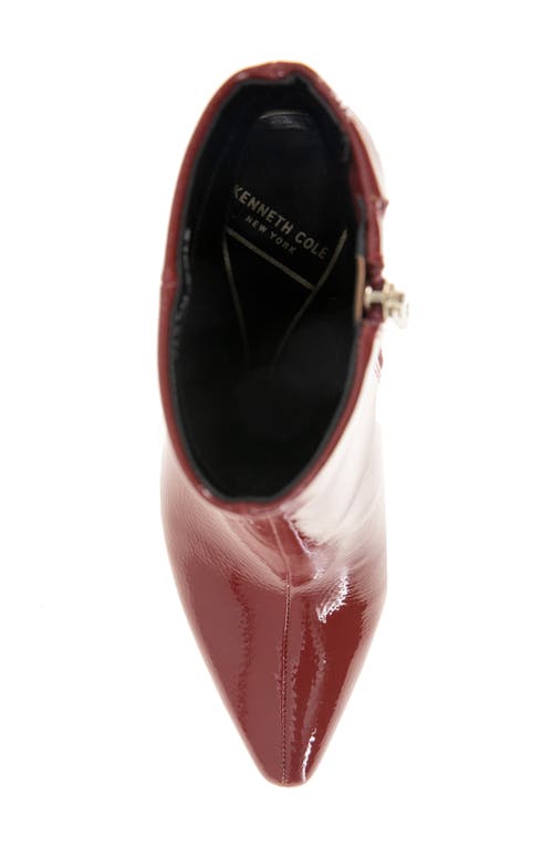Kenneth Cole Quincy Bootie In Rio Red Patent