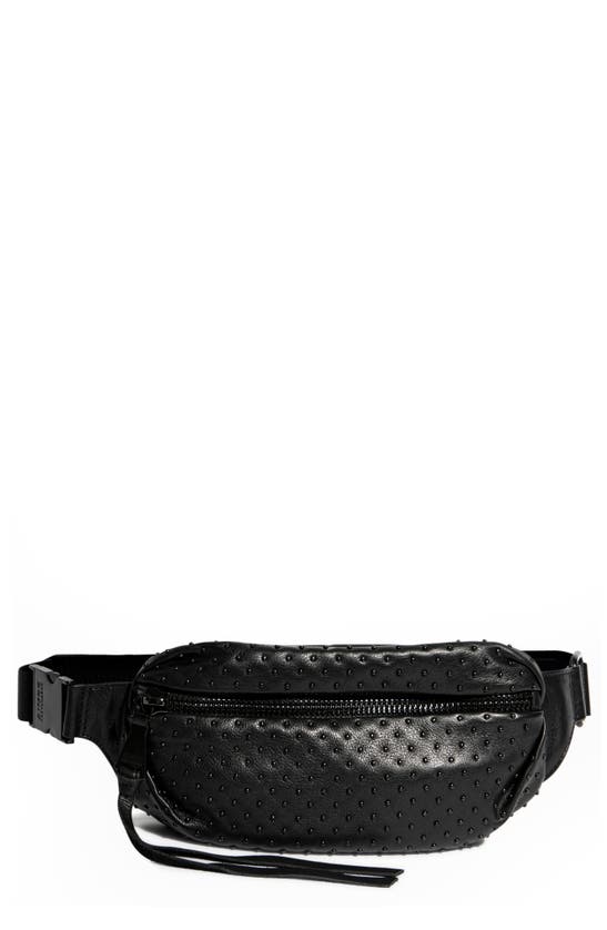 Aimee Kestenberg Milan Belt Bag In Black W Shiny Black Studs