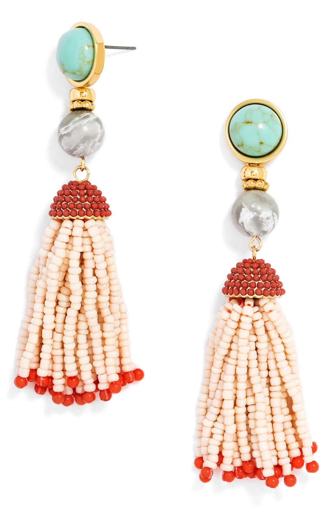 BaubleBar 'Lagos' Beaded Tassel Earrings Nordstrom