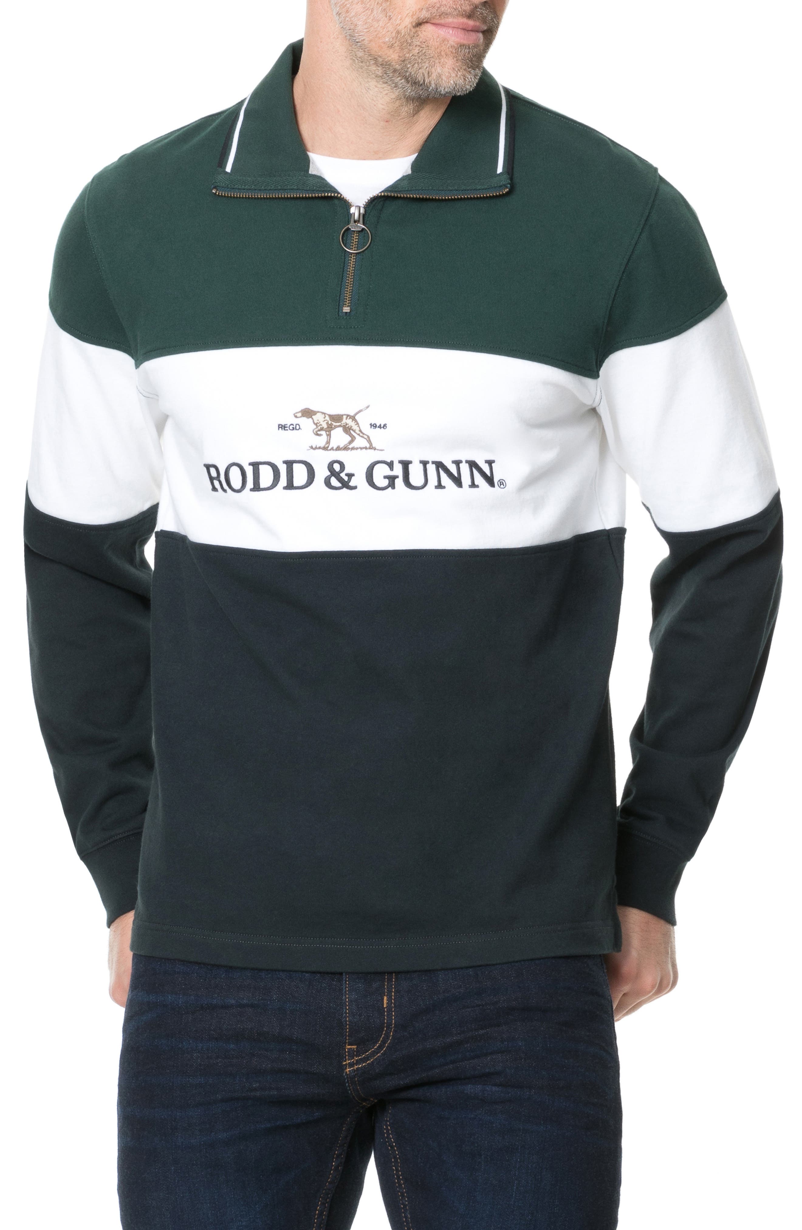 Rodd & Gunn Foresters Peak Quarter Zip Pullover Nordstrom