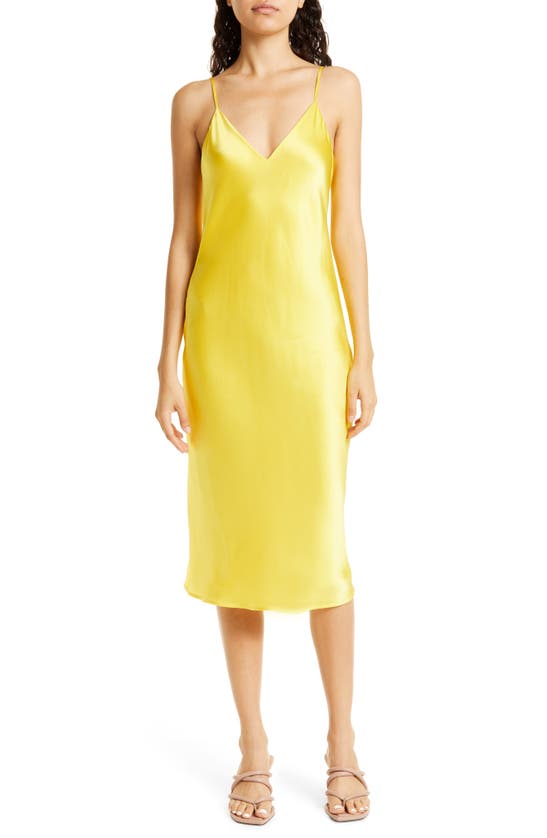 L AGENCE JODIE SILK SLIPDRESS