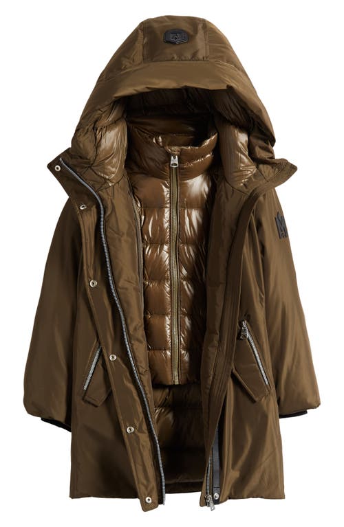 MACKAGE MACKAGE KIDS' SHAYNA-T 800 FILL POWER DOWN JACKET WITH BIB 