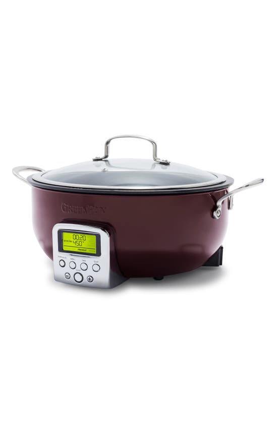 GreenPan Elite Ceramic Nonstick Slow Cooker, 6 Qt.