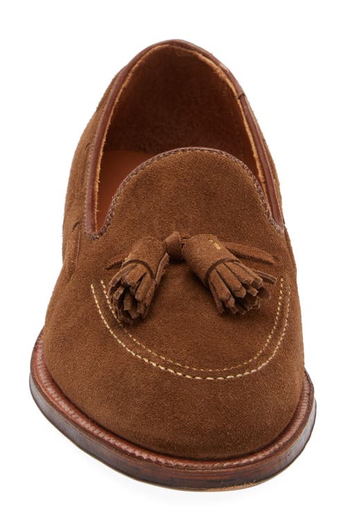 Shop Alden Shoe Company Alden Aberdeen Tassel Loafer In Snuff Suede