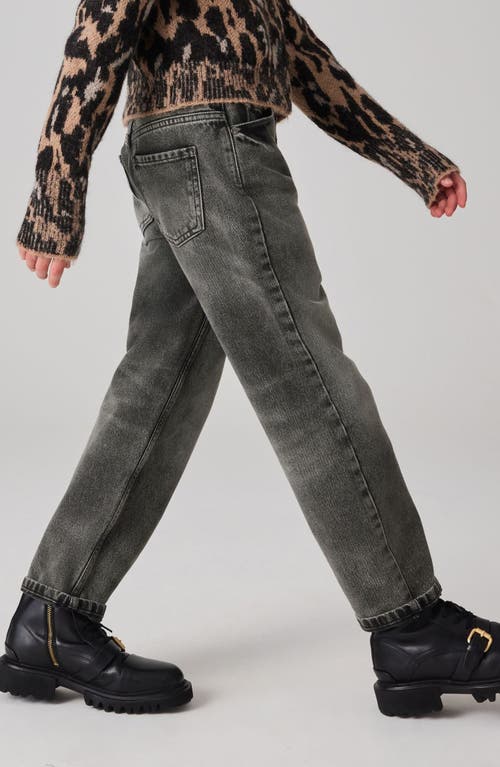 Shop Allsaints Sm By Kids' Straight Leg Jeans In Black