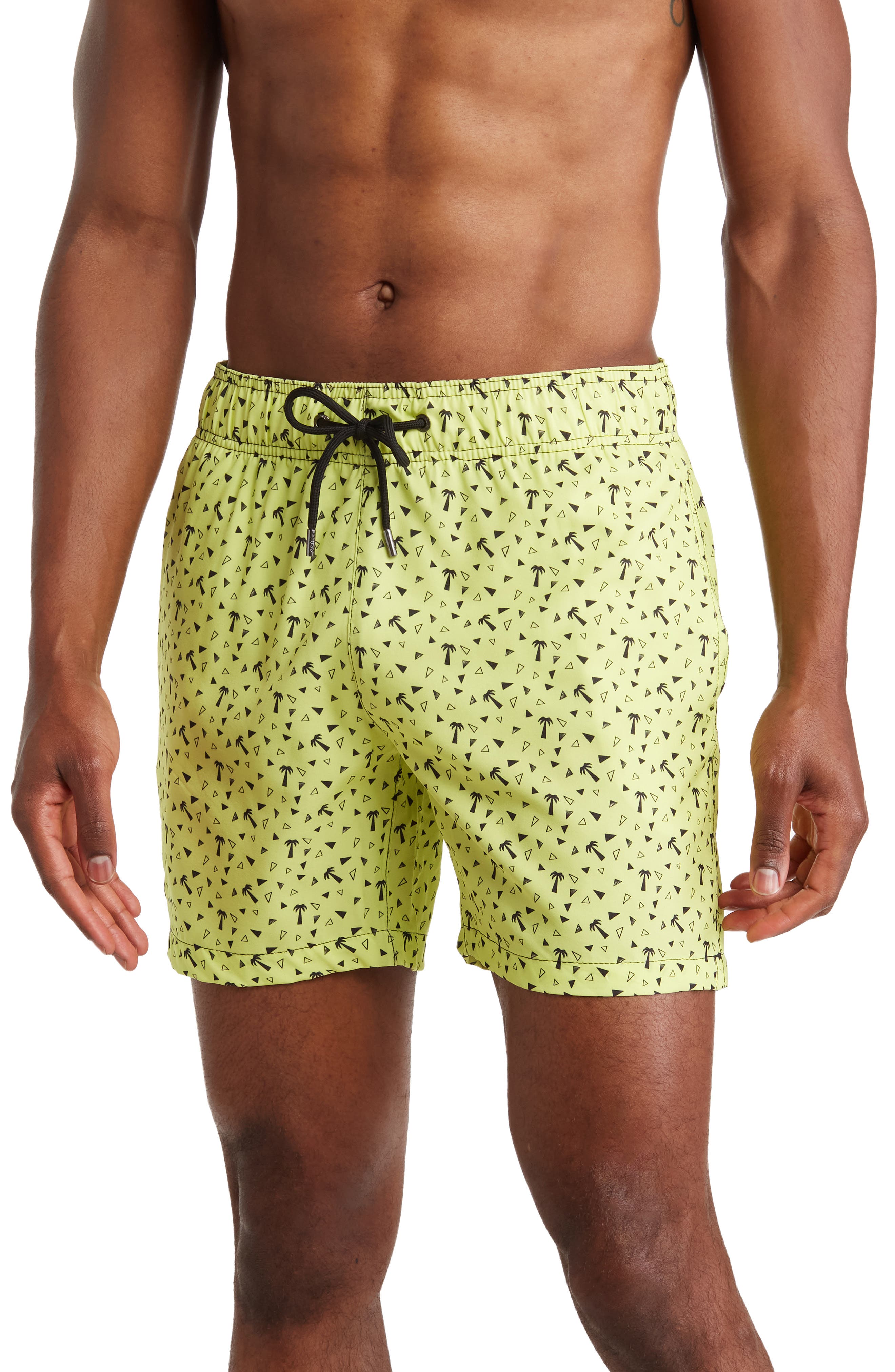 yellow swim trunks mens