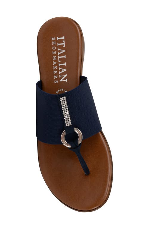 Italian Shoemakers Lillee Flip Flop In Navy