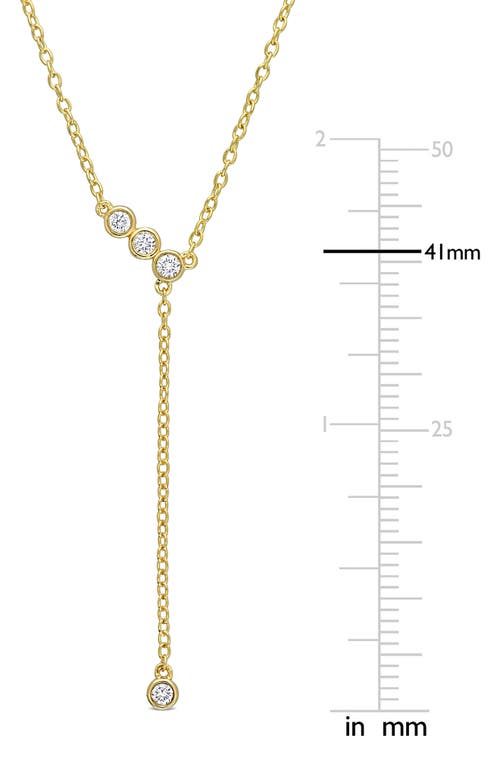 Created Forever Lab Grown Diamond Lariat Necklace In Gold