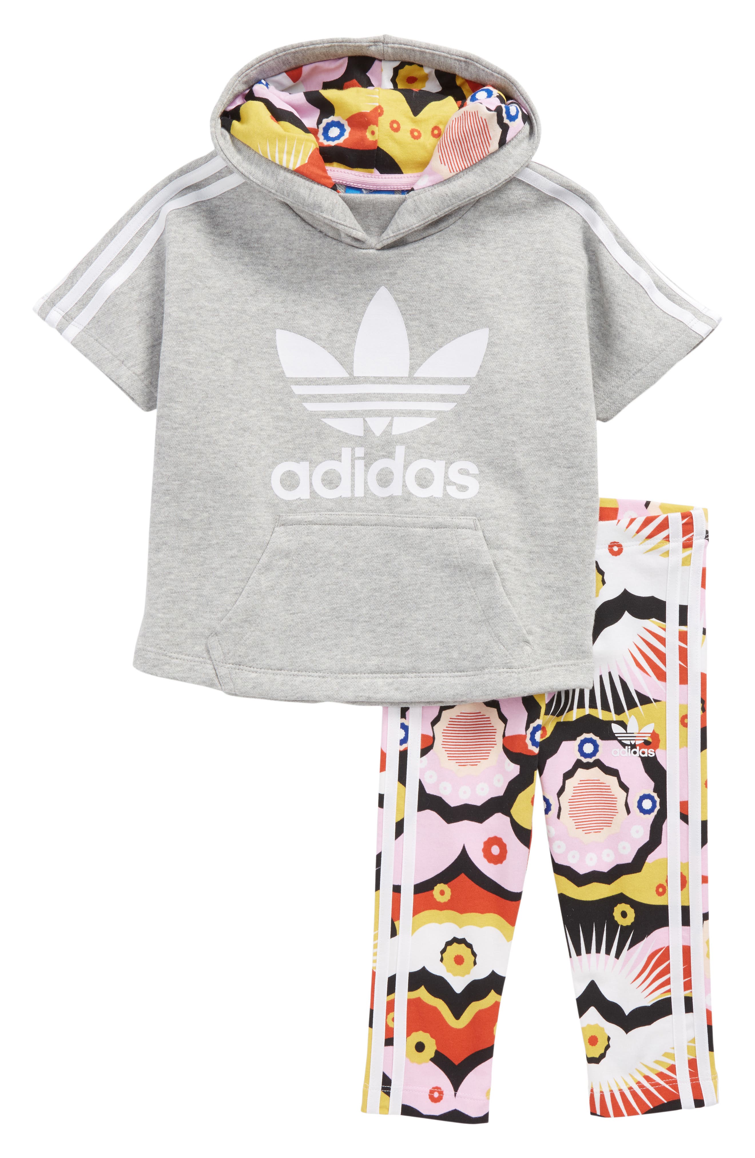 adidas leggings and hoodie set