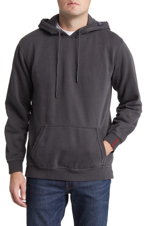 Stone Rose Fleece Hoodie Black at Nordstrom,