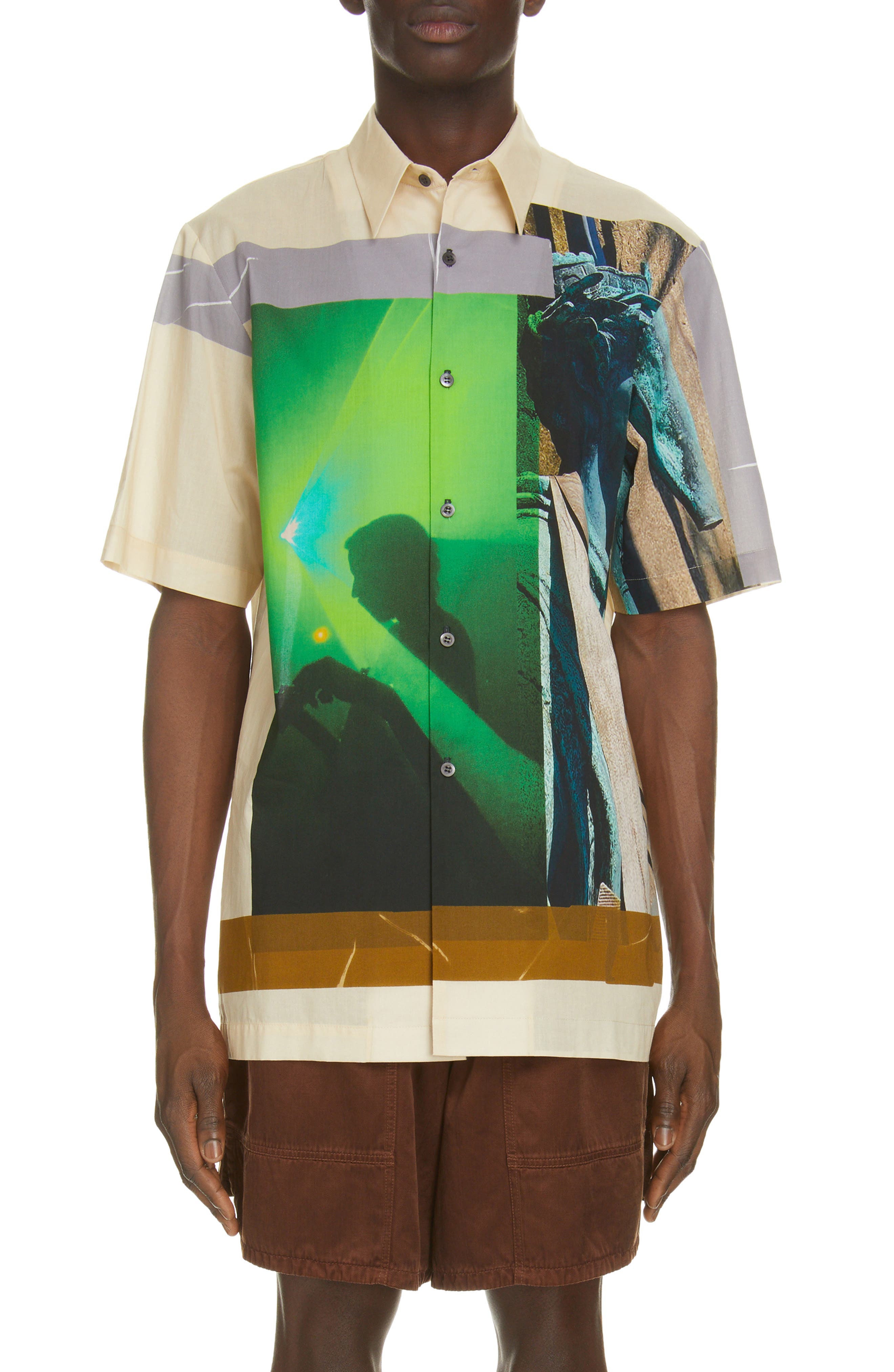Dries Van Noten Clasen Print Oversize 