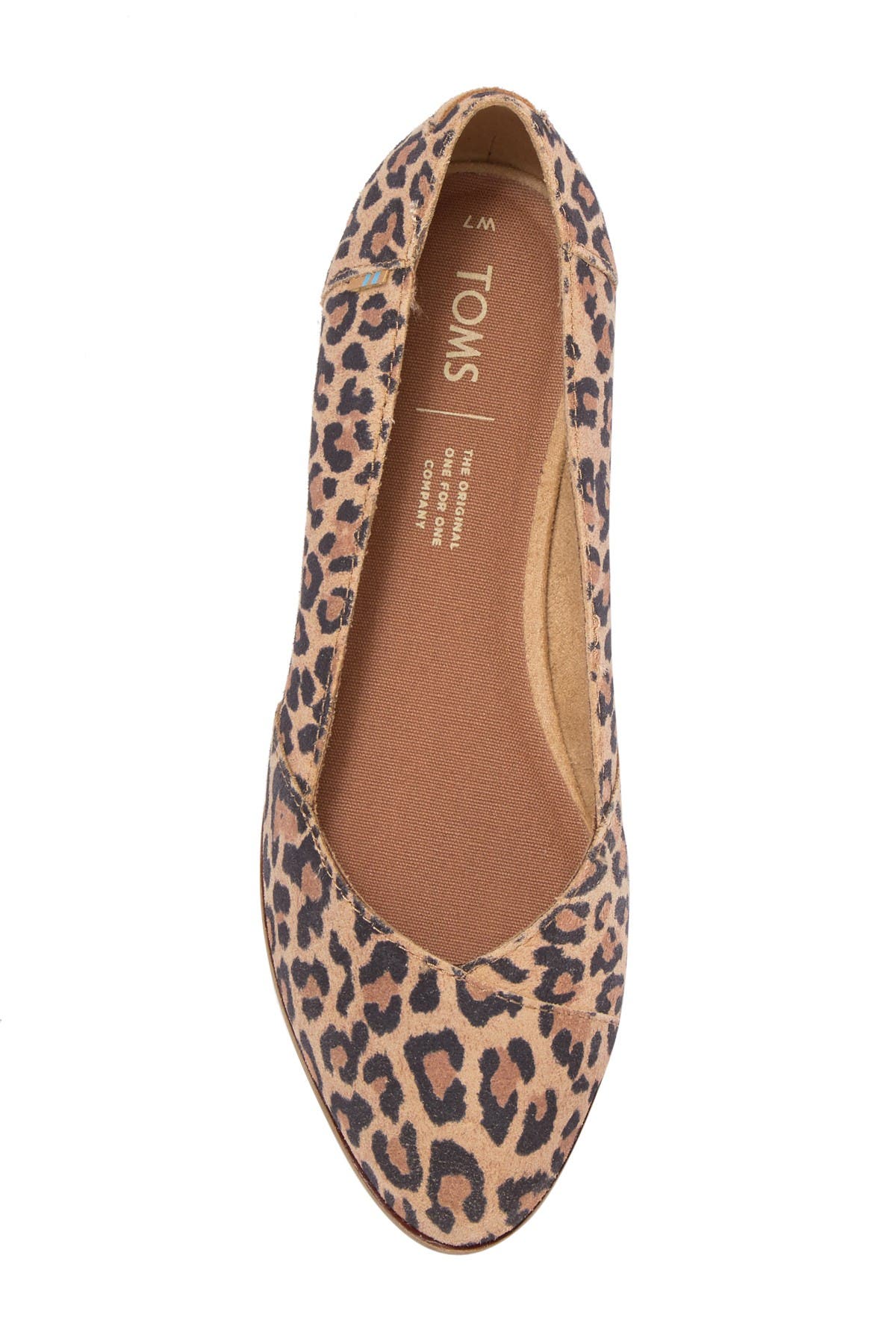 toms julie almond toe flat