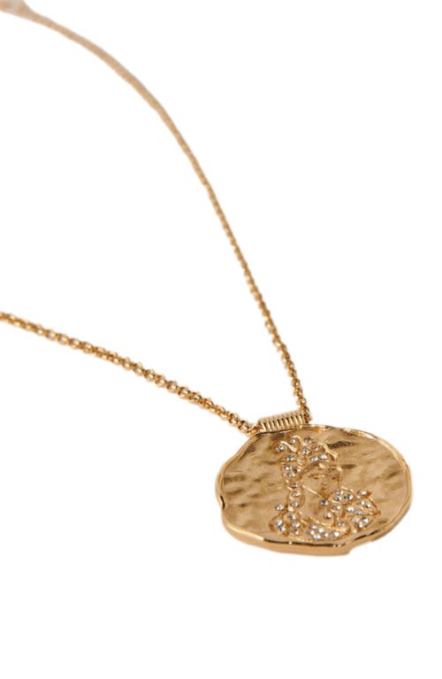Shop Maje Zodiac Medal In Virgo
