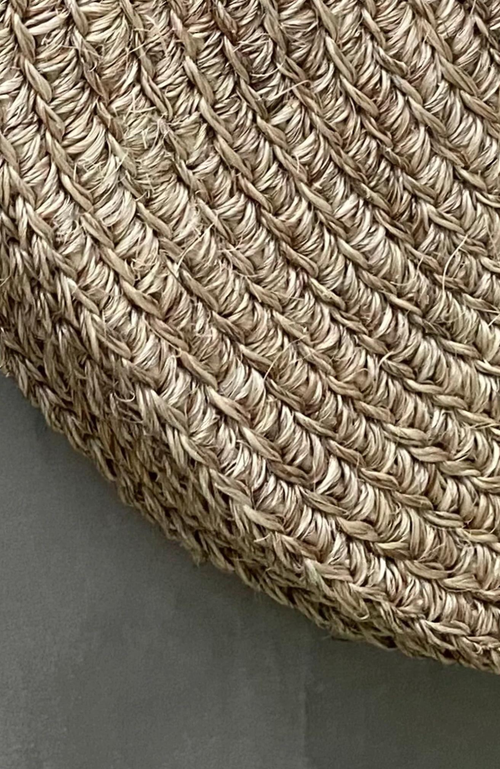 Tallo De Olivo Fique Spiral Placemat Set Of 4 In Natural