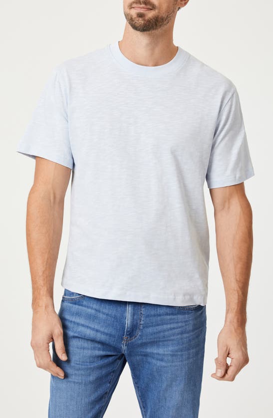 Shop Mavi Jeans Cotton Slub T-shirt In Arctic Ice