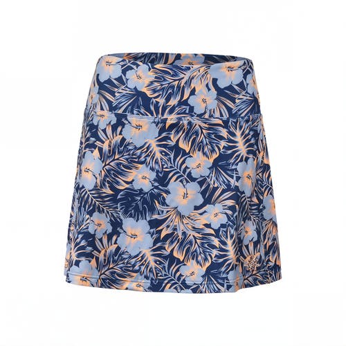 Shop Uv Skinz Travel Skort In Washed Navy Paradise