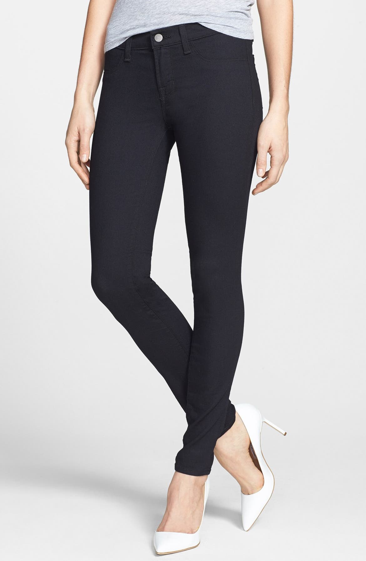 J Brand Coated Super Skinny Jeans (Coated Opalite) | Nordstrom